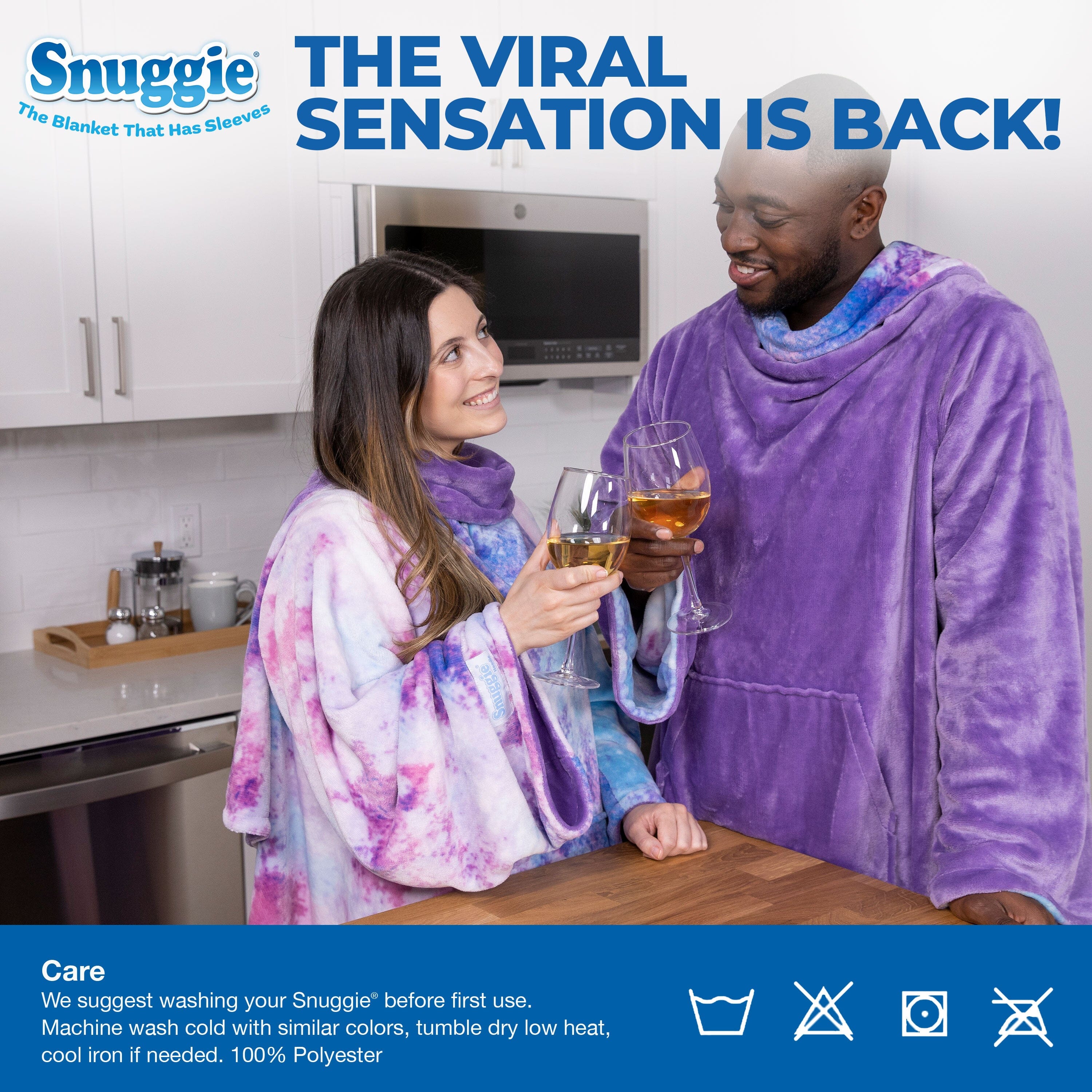 Blue and Snuggie Logo