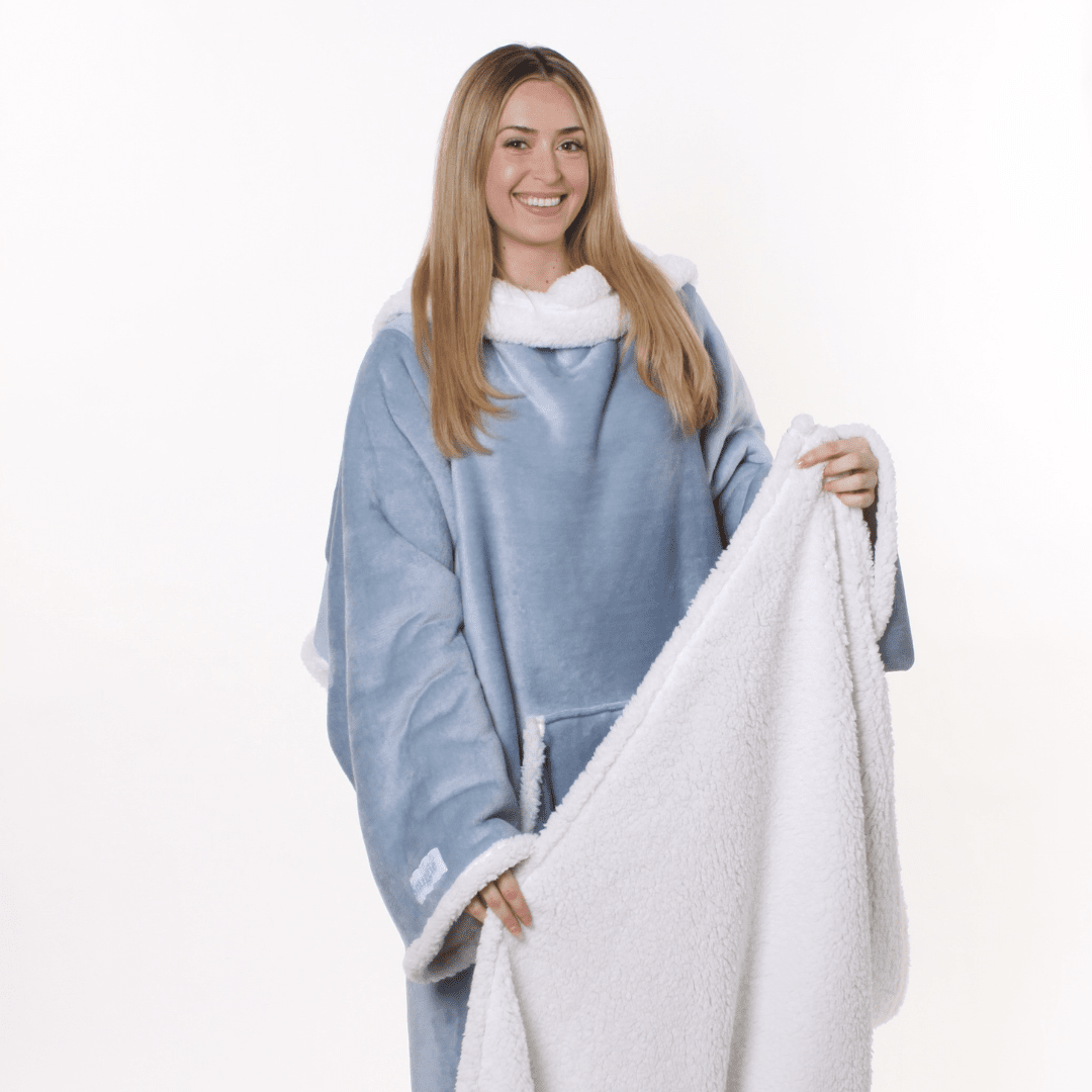 Snuggie Sherpa - Dusty Blue