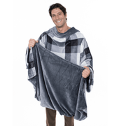 Snuggie® Reversible - Grey and Plaid