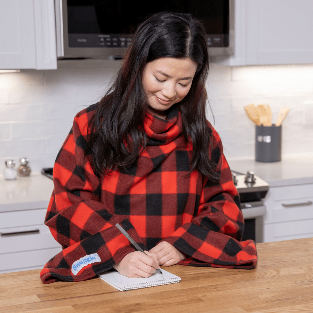 Snuggie Fleece - Red Buffalo Plaid