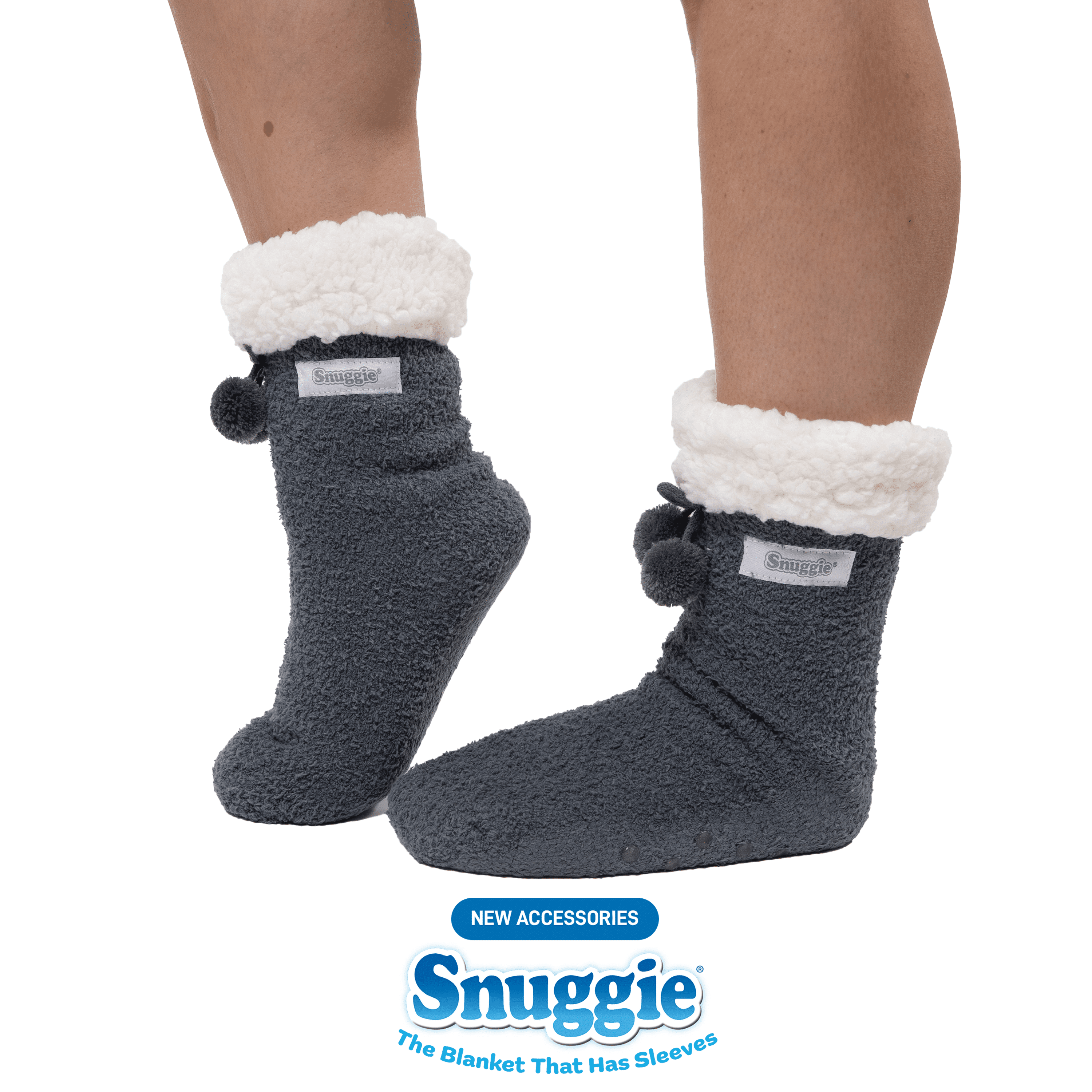 Slipper Socks / Dark Grey