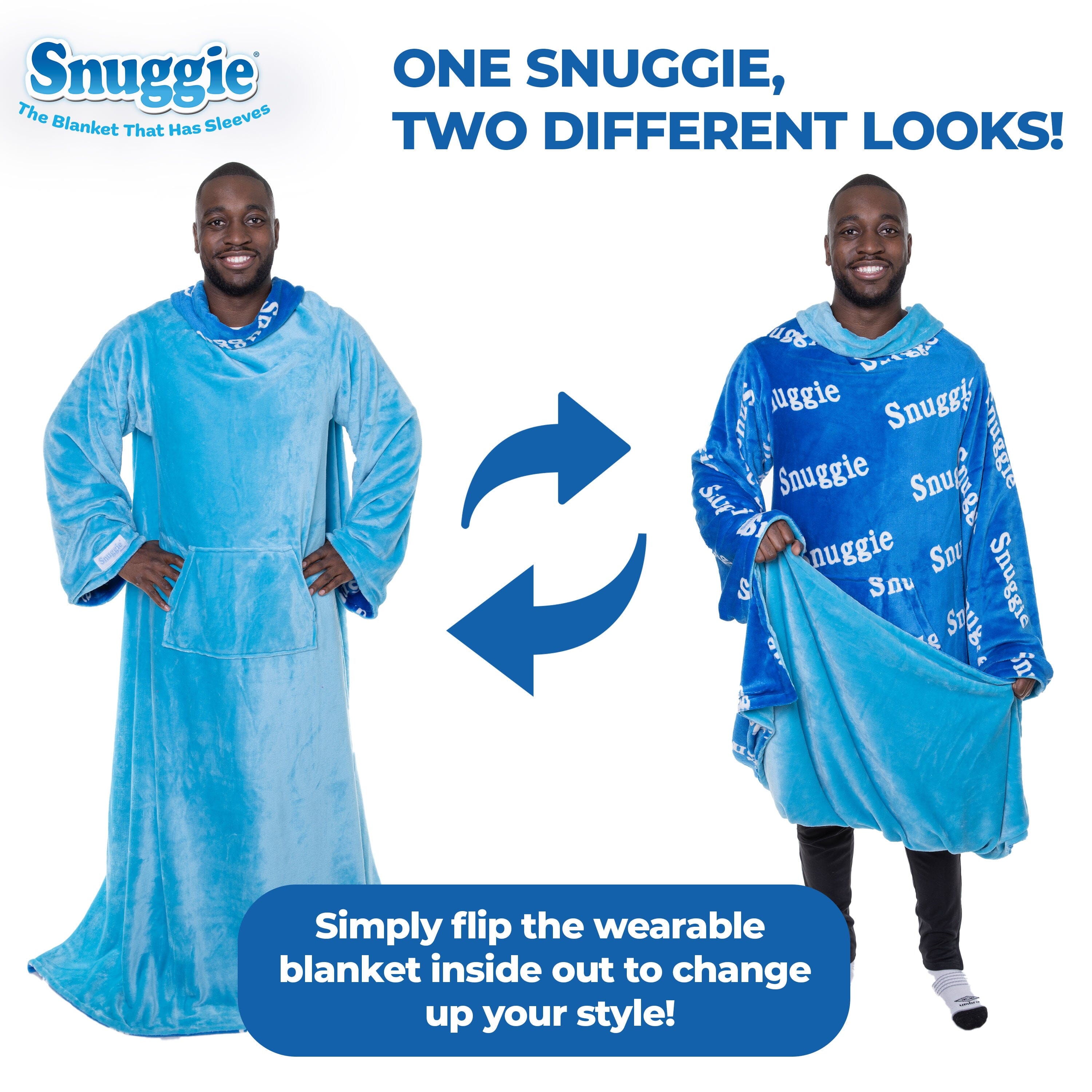 Blue and Snuggie Logo