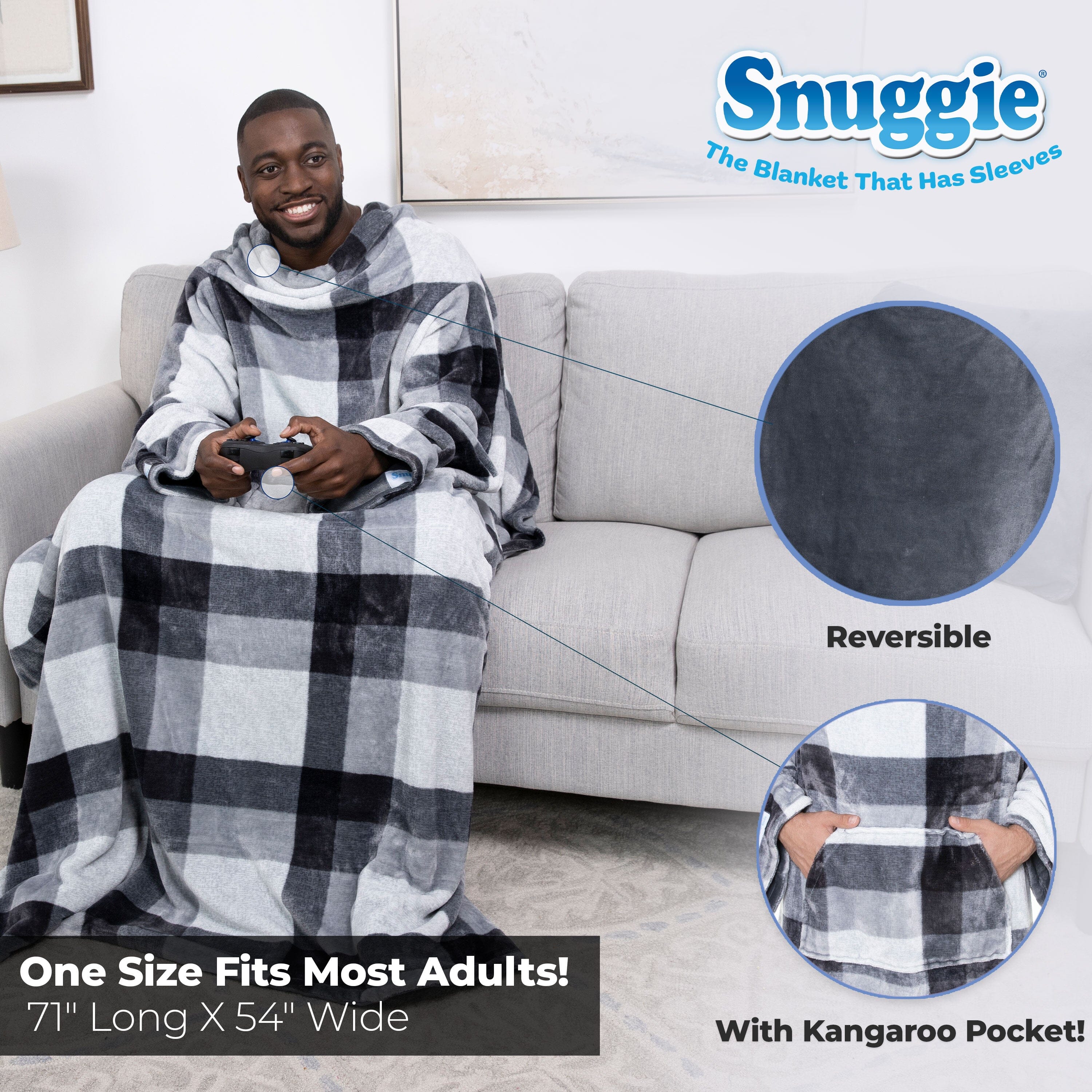 Grey snuggie discount