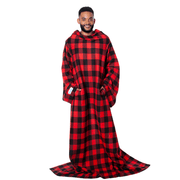 Snuggie Fleece - Red Buffalo Plaid